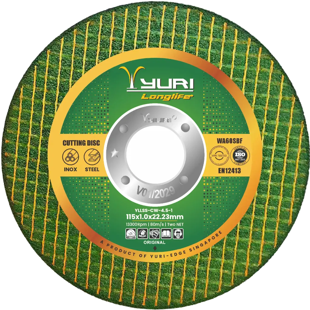 115X1.0X22.23MM ABRASIVE 2NET CUTTING WHEEL 