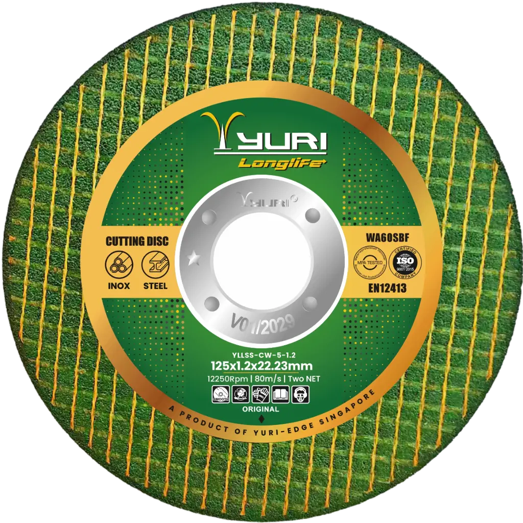 125X1.2X22.23MM ABRASIVE 2NET CUTTING WHEEL 