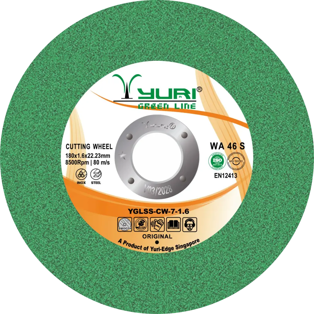 180X1.6X22MM ABRASIVE CUTTING WHEEL 