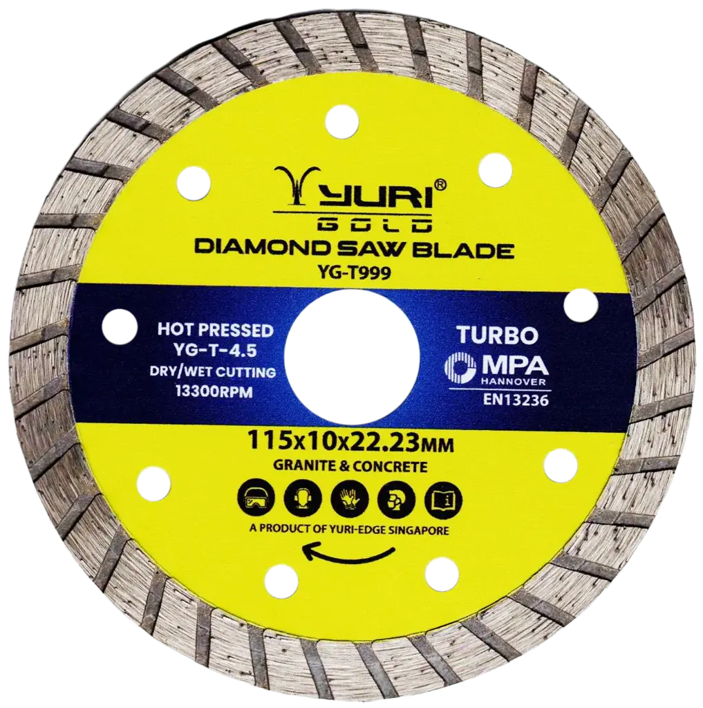 115X10X22.23MM TURBO DIAMOND SAW BLADE YG-T999