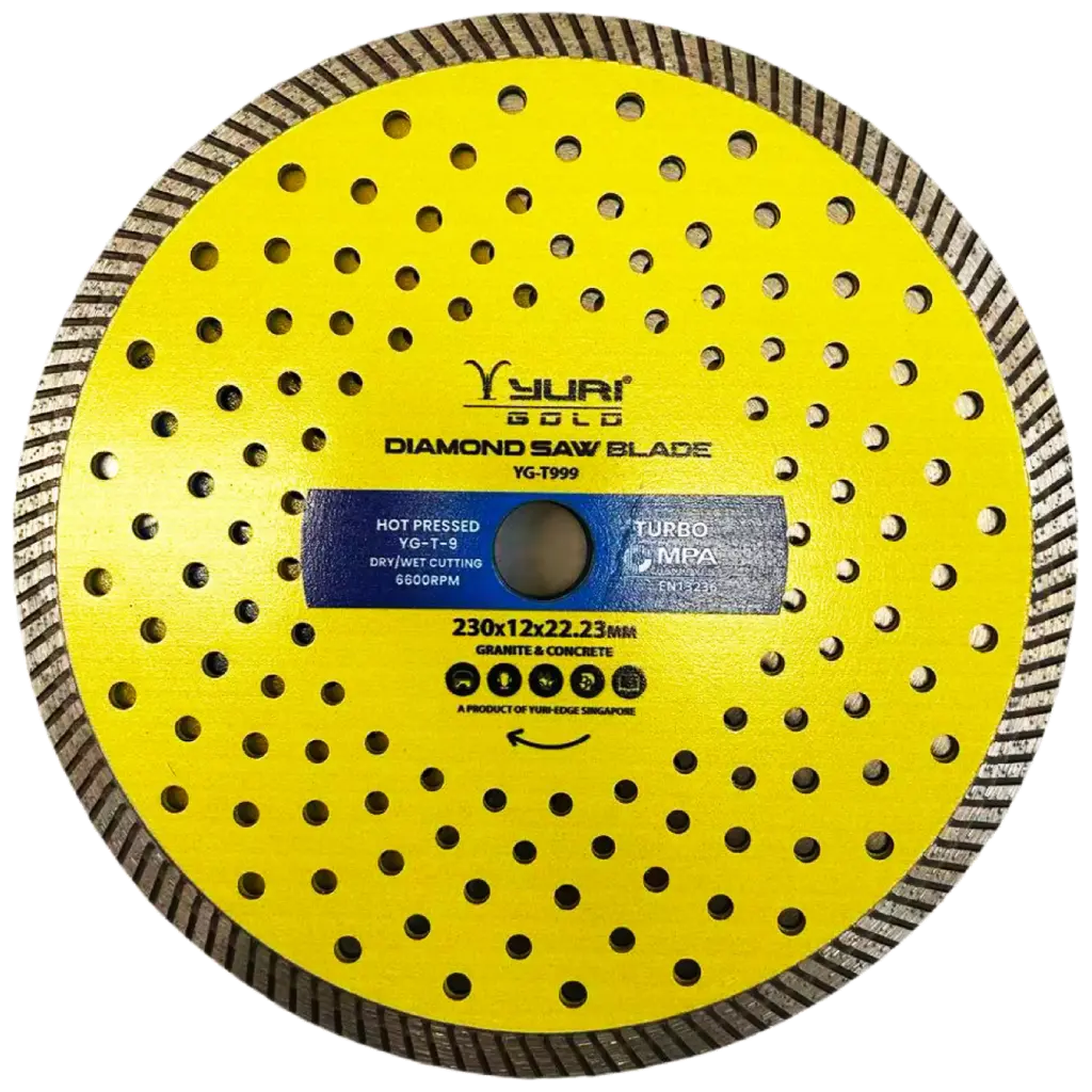 230X12X22.23MM TURBO DIAMOND SAW BLADE YG-T999