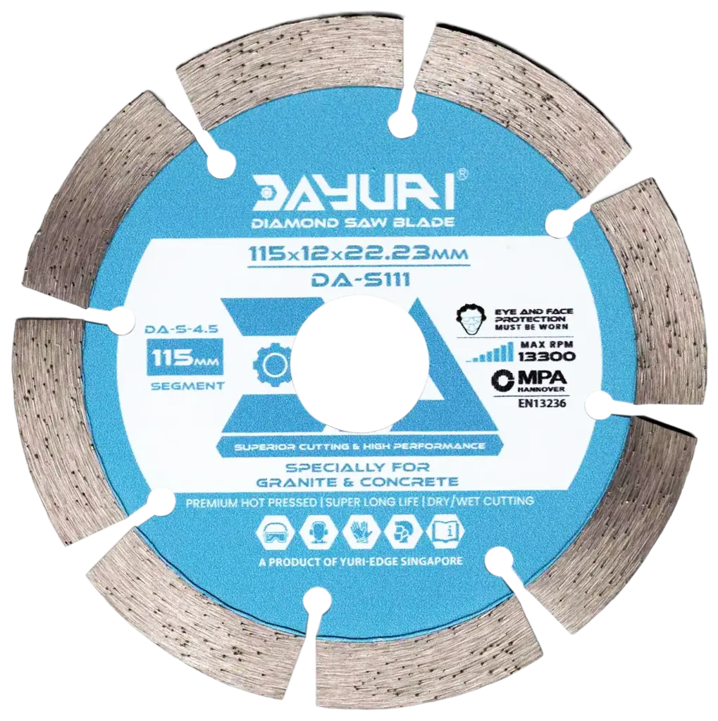 115X12X22.23MM SEGMENT DIAMOND SAW BLADE DA-S111