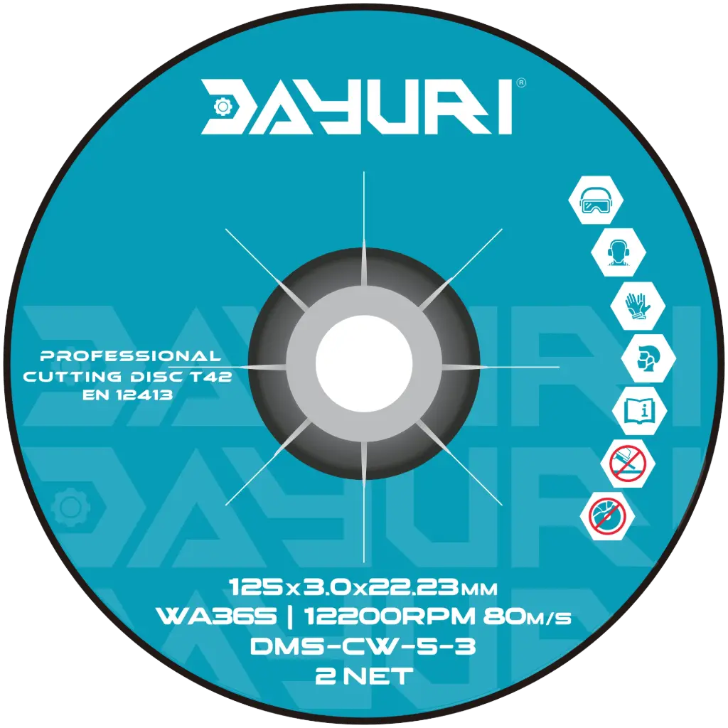 125X3X22.23MM ABRASIVE CUTTING WHEEL