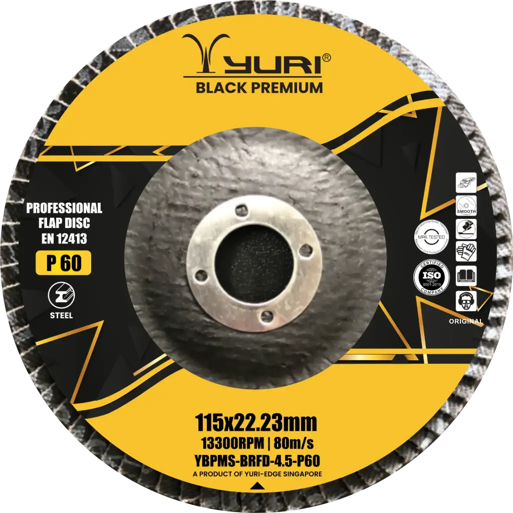 115X22.23MM P60 ABRASIVE FLAP DISC