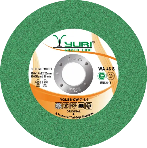 [YGLSS-CW-7-1.6] 180X1.6X22MM ABRASIVE CUTTING WHEEL 