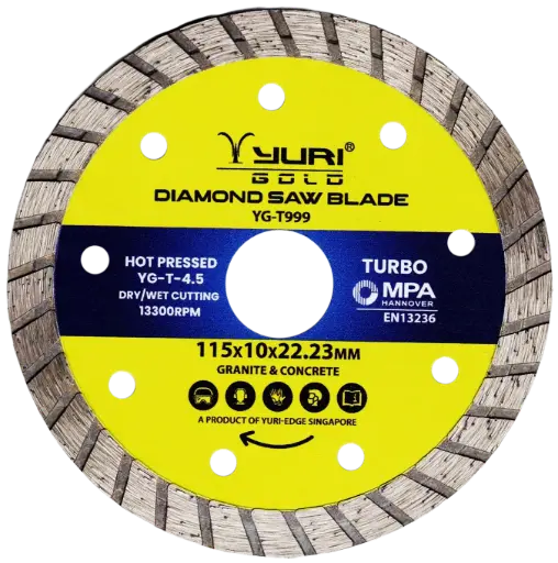 [YG-T-4.5] 115X10X22.23MM TURBO DIAMOND SAW BLADE YG-T999