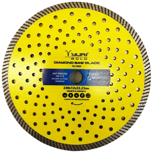 [YG-T-9] 230X12X22.23MM TURBO DIAMOND SAW BLADE YG-T999