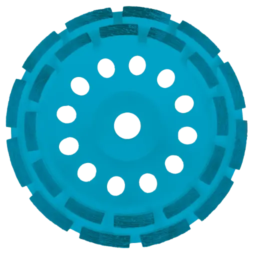 [DA-DR-7] 180X8X22.23MM DOUBLE ROW CUP WHEEL DIAMOND SAW BLADE DA-DR111