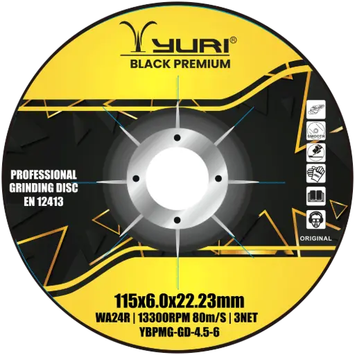 [YBPMG-GD-4.5-6] 115X6X22.23MM ABRASIVE GRINDING WHEEL