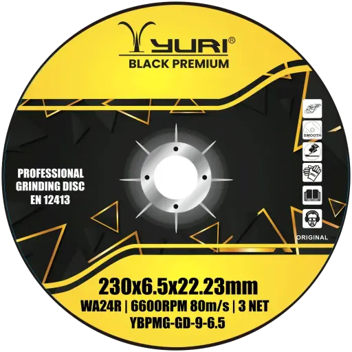 [YBPMG-GD-9-6.5] 230X6.5X22.23MM ABRASIVE GRINDING WHEEL